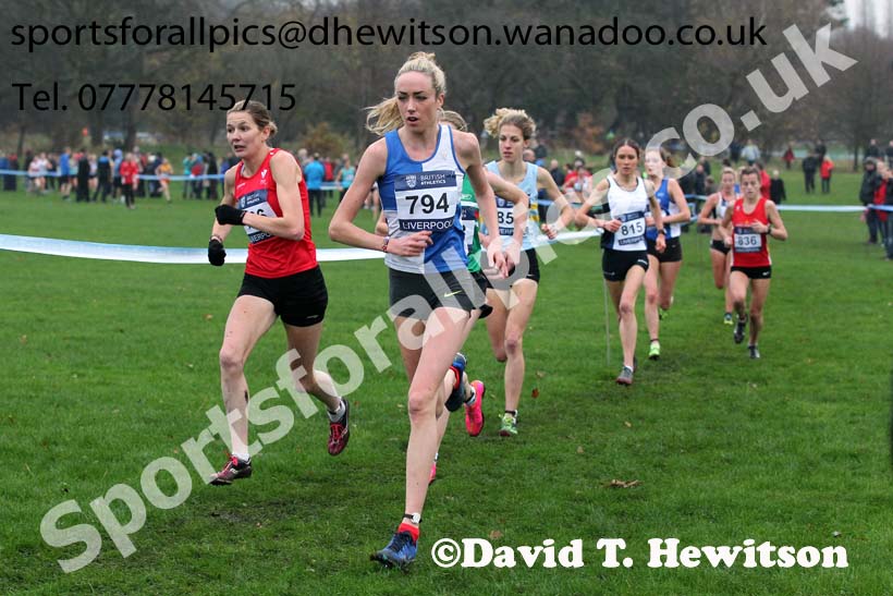 Senior women's European Cross Country Trials, Sefton Park, Liverpool. Photo: David T. Hewitson/Sports for All Pics